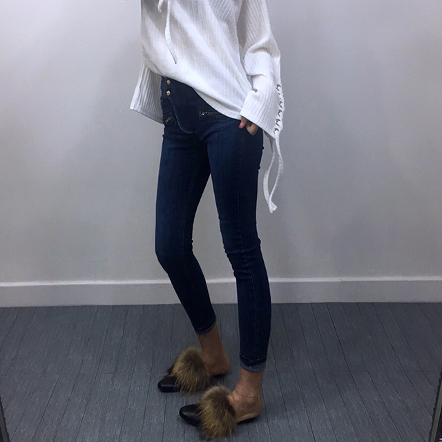 Korea Jeans Pants Jincheng Skinny Vickers Denim Pa