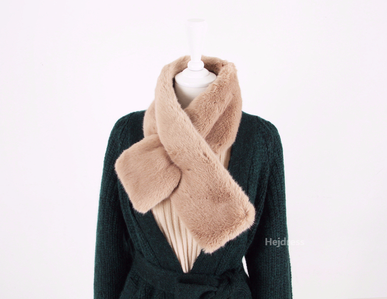 Fake Fur Mink Shawl 13color Muffler Eco Fur Fur We