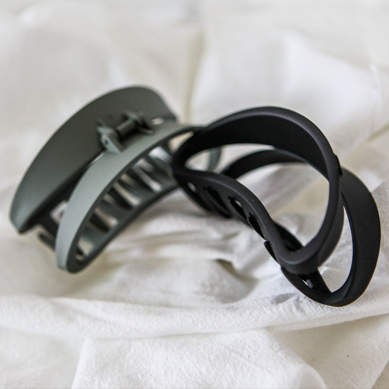 Hair Accessories Basic Black Big Tongue Pin Long H