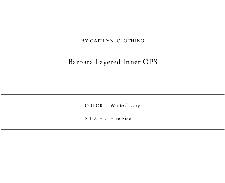 Barbara Layered Inner One Piece Underwear Dress It