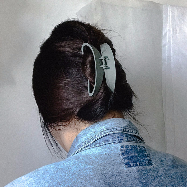 Hair Accessories Basic Black Big Tongue Pin Long H