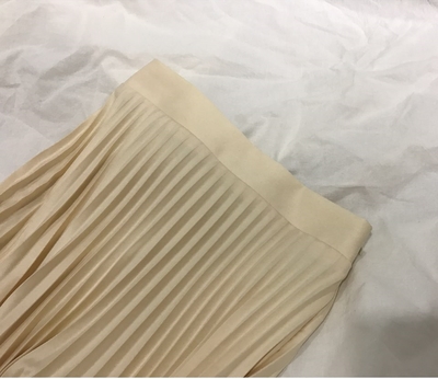 Shine Long Pleated Skirt Twill Girls Twenties Autu