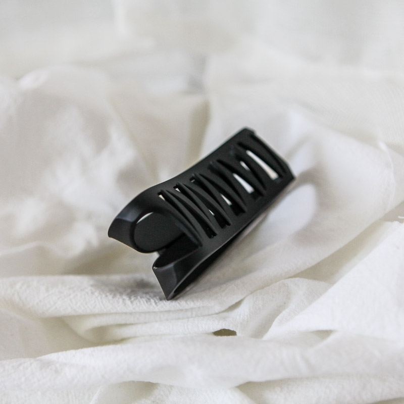 Hair Accessories Basic Black Big Tongue Pin Long H