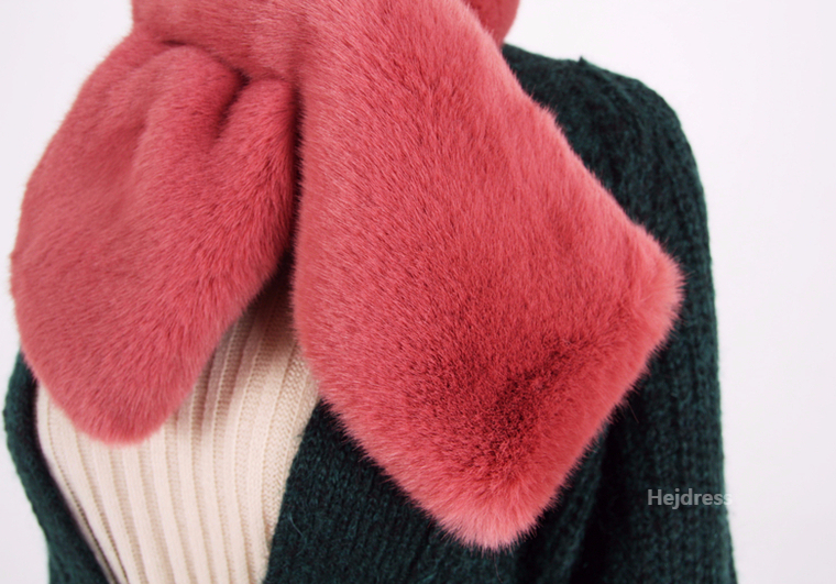 Fake Fur Mink Shawl 13color Muffler Eco Fur Fur We