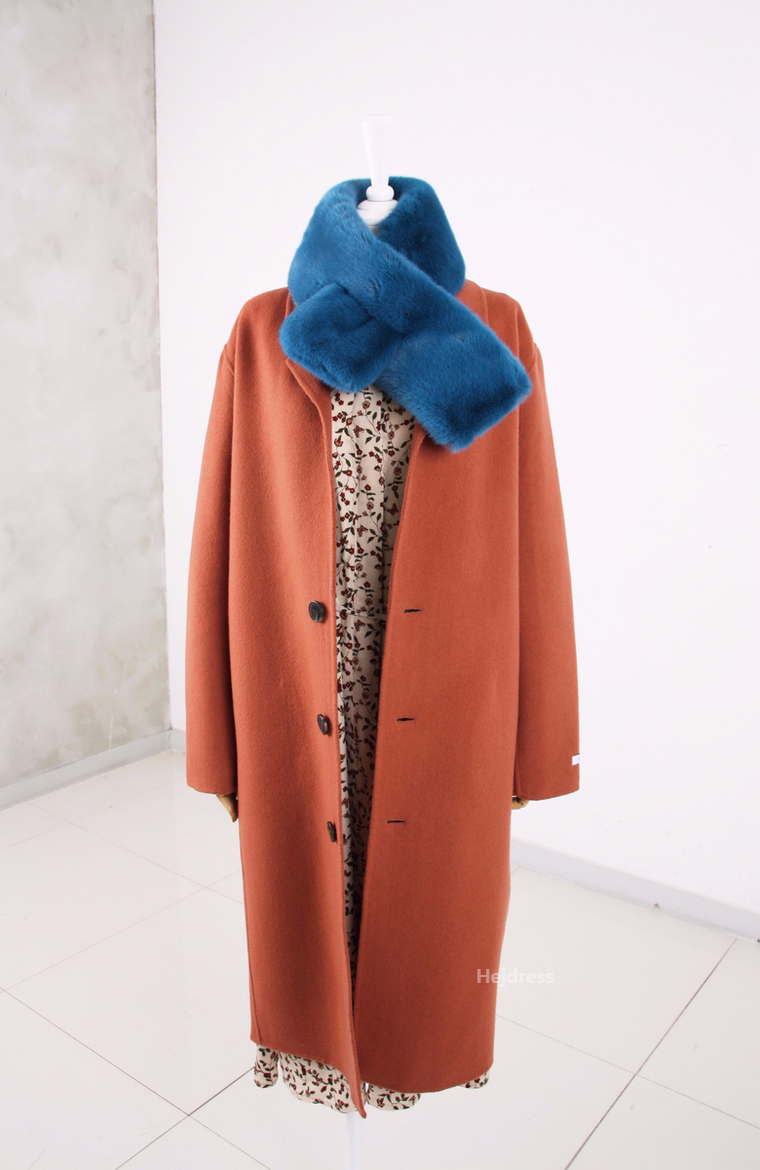 Fake Fur Mink Shawl 13color Muffler Eco Fur Fur We