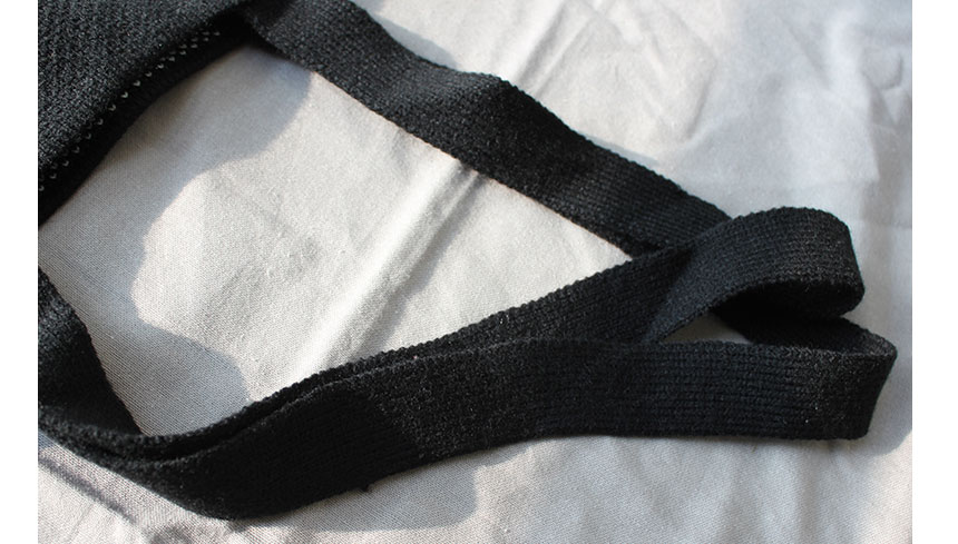 Double knit eco bag Shoulder bag Knit bag Winter k