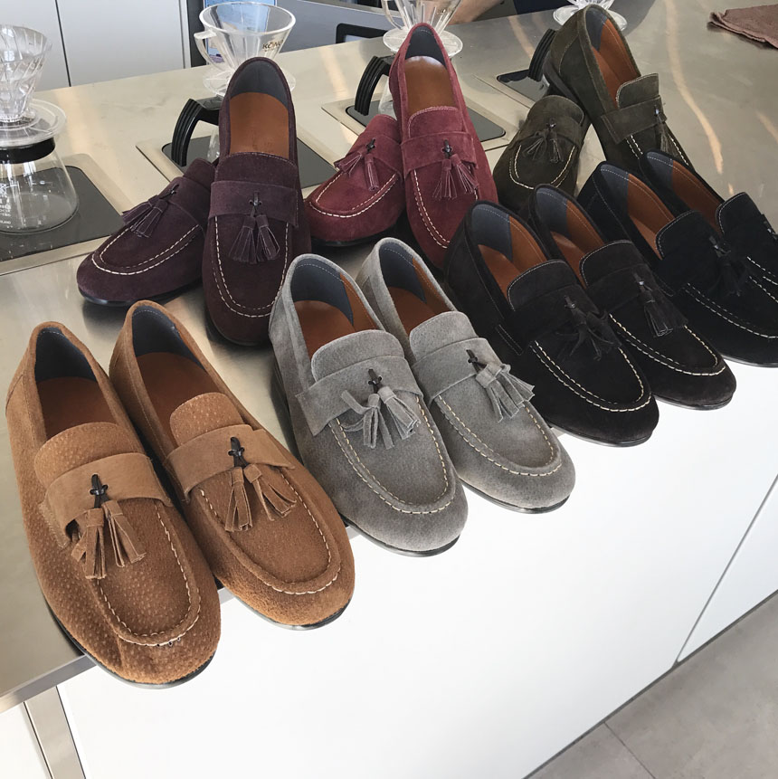 Men's Handmade Suede Tassel Loafers 7 Color Men