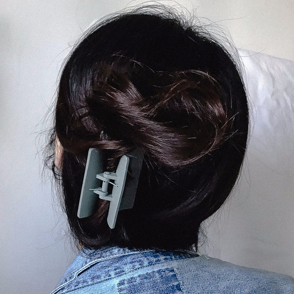 Hair Accessories Matte Black Square Pincers Lovely