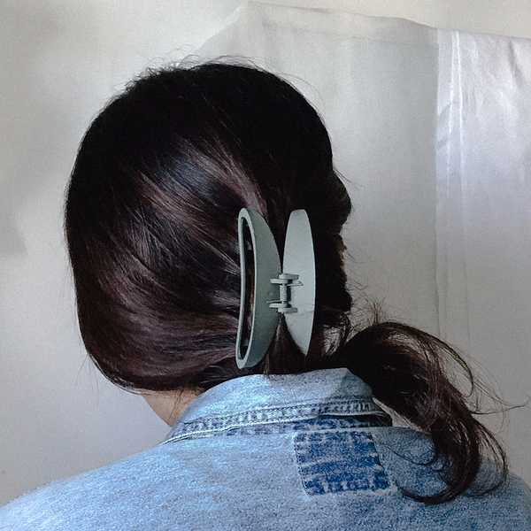 Hair Accessories Basic Black Big Tongue Pin Long H