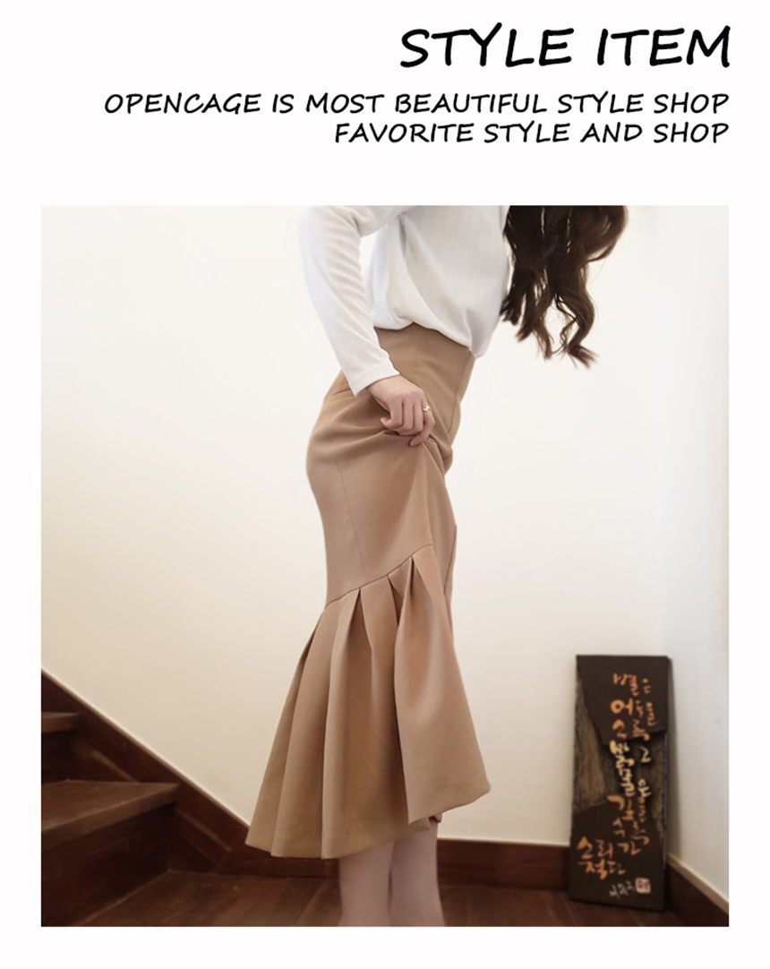 Latest Fall Winter 2017 Brown Skirts Mermaid Women
