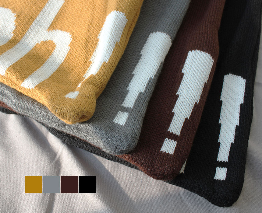 Double knit eco bag Shoulder bag Knit bag Winter k