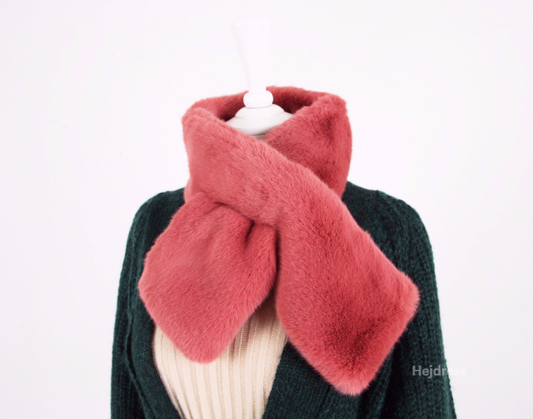 Fake Fur Mink Shawl 13color Muffler Eco Fur Fur We