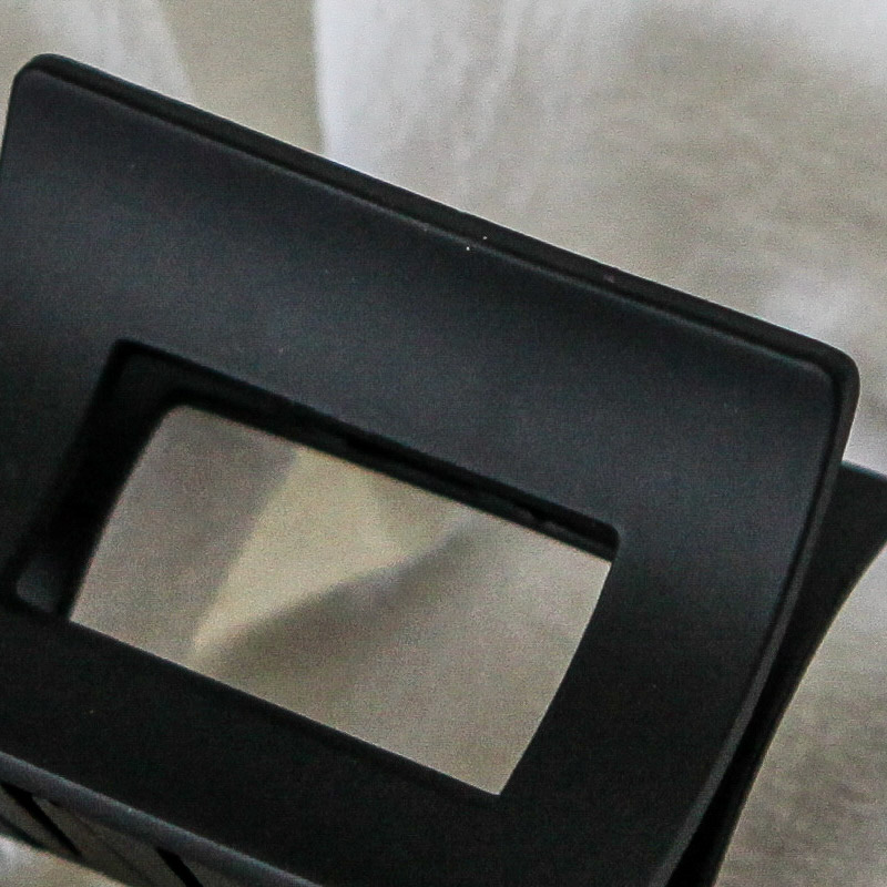 Hair Accessories Matte Black Square Pincers Lovely