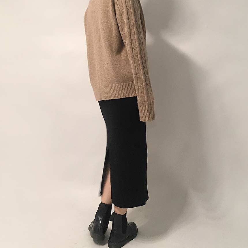 Second Beige Goliath Cut Skirt 3color Girls Long S