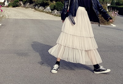 Kang Kang Long Skirt Sun My Way Chiffon Autumn Ben