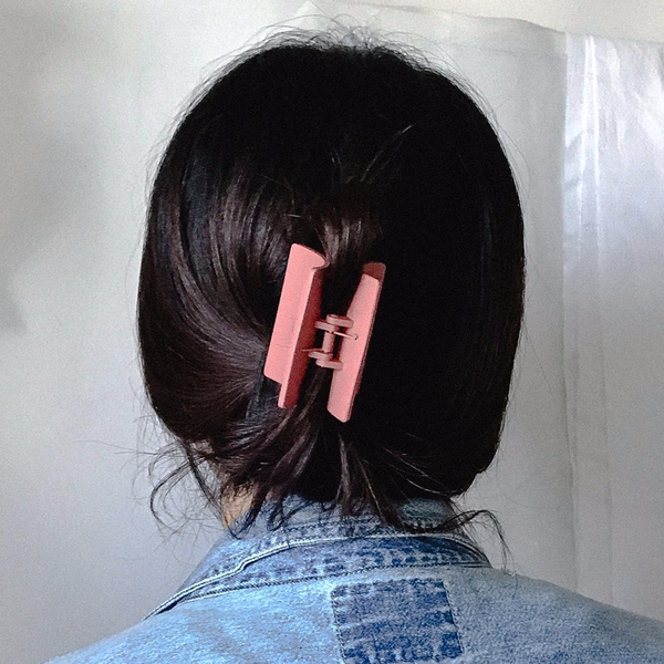 Hair Accessories Matte Black Square Pincers Lovely