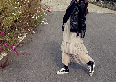 Kang Kang Long Skirt Sun My Way Chiffon Autumn Ben