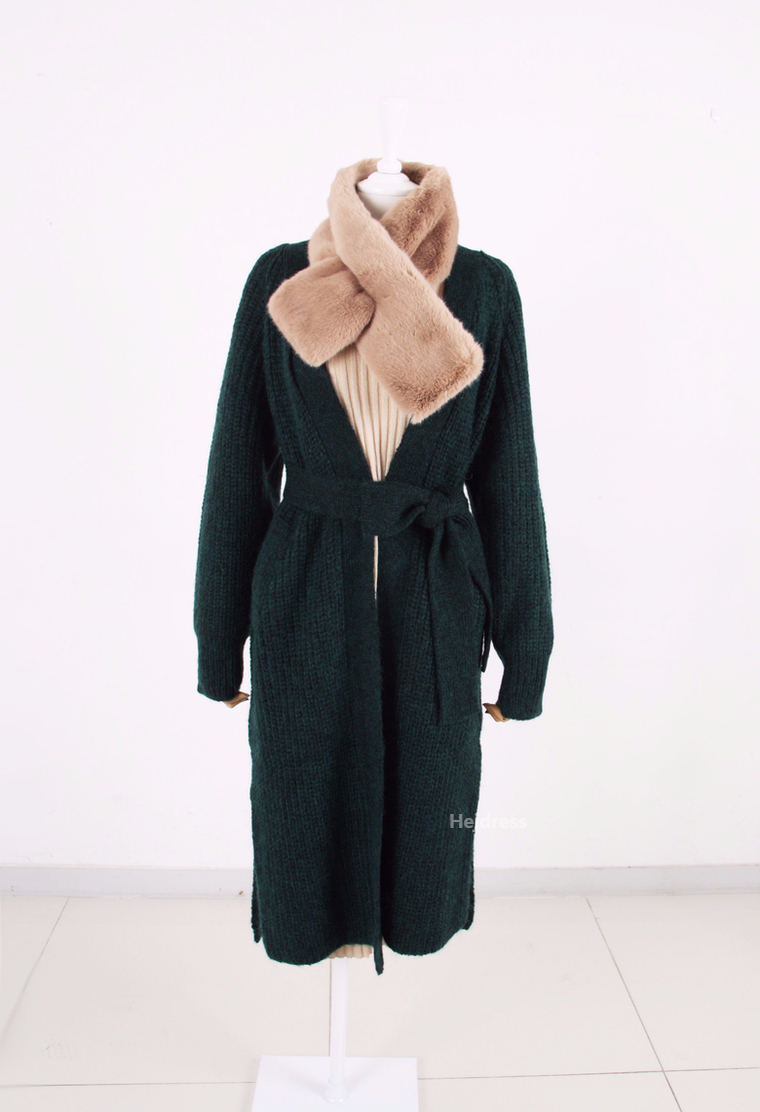 Fake Fur Mink Shawl 13color Muffler Eco Fur Fur We