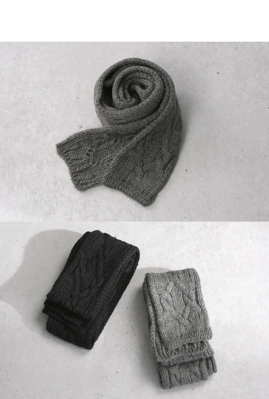 Short small petit muffler men shawl woman couple f