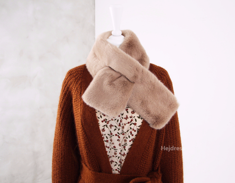 Fake Fur Mink Shawl 13color Muffler Eco Fur Fur We