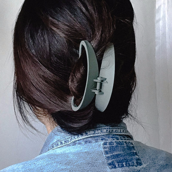 Hair Accessories Basic Black Big Tongue Pin Long H