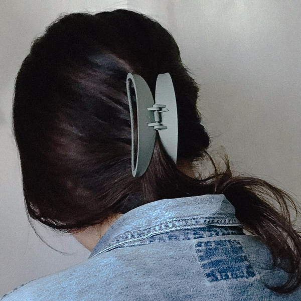 Hair Accessories Basic Black Big Tongue Pin Long H