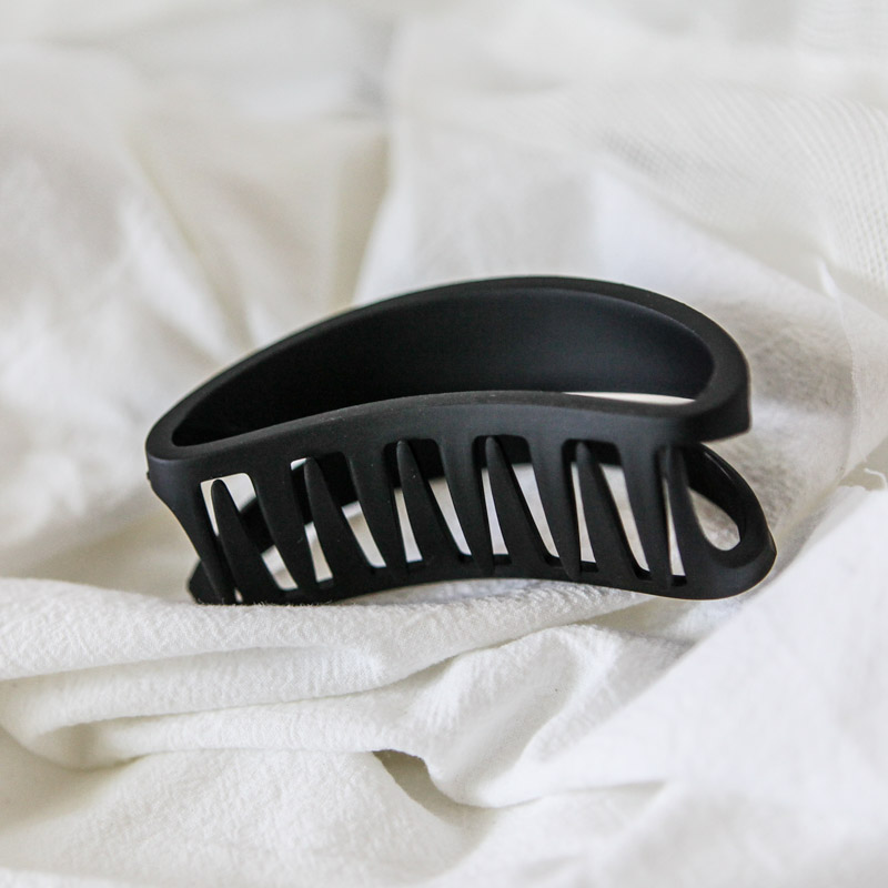 Hair Accessories Basic Black Big Tongue Pin Long H