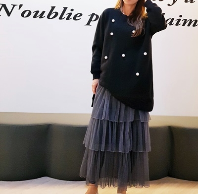 Kang Kang Long Skirt Sun My Way Chiffon Autumn Ben