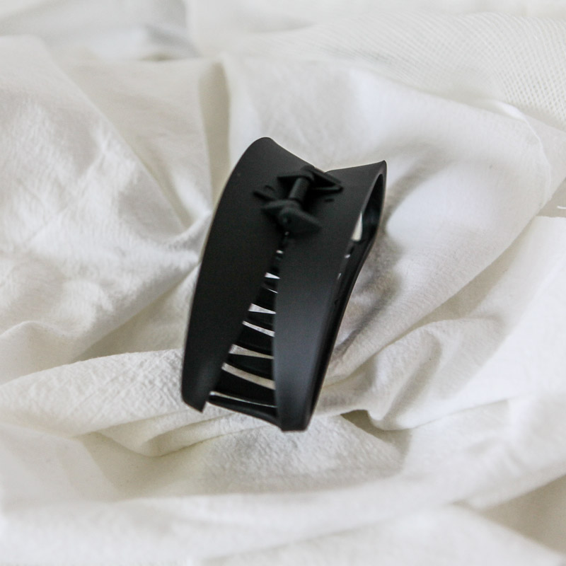 Hair Accessories Basic Black Big Tongue Pin Long H