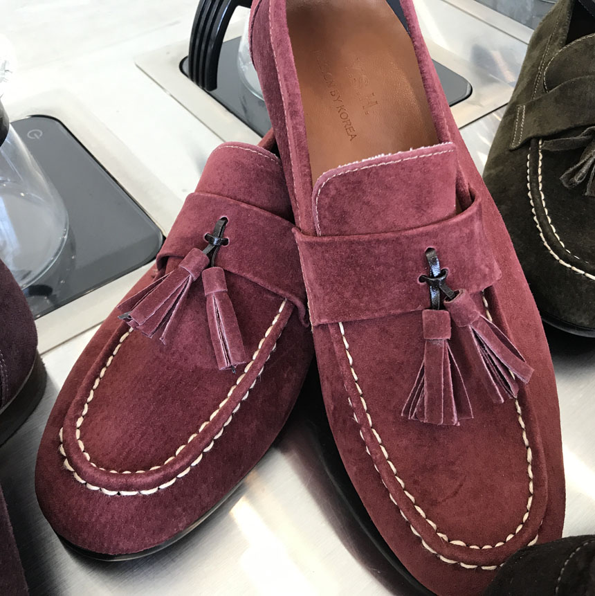 Men's Handmade Suede Tassel Loafers 7 Color Men