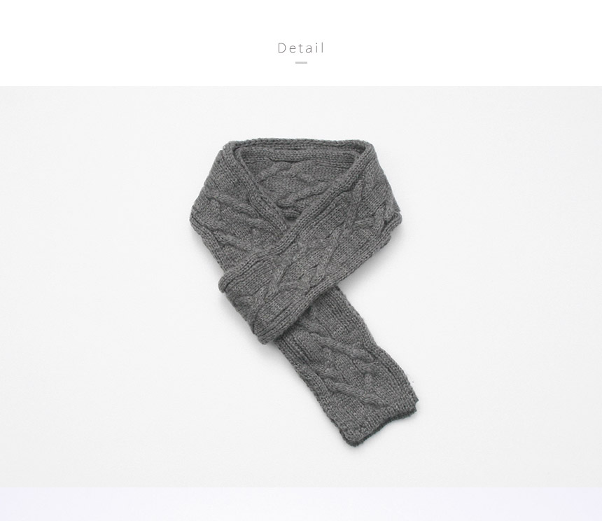 Short small petit muffler men shawl woman couple f