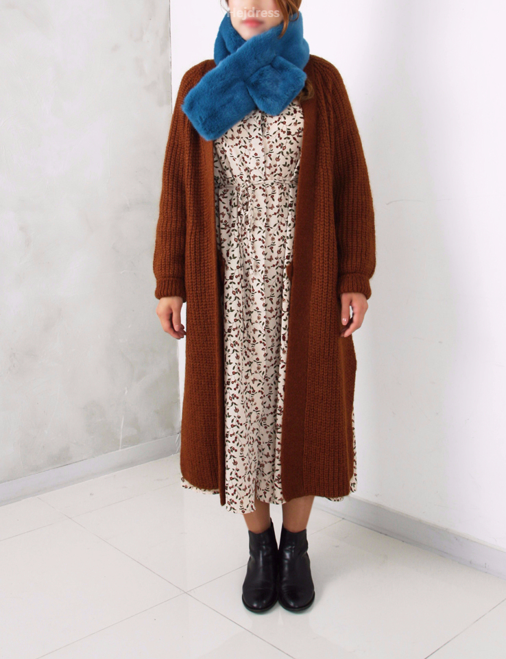 Fake Fur Mink Shawl 13color Muffler Eco Fur Fur We