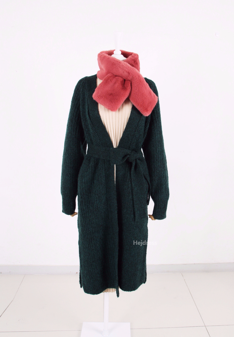Fake Fur Mink Shawl 13color Muffler Eco Fur Fur We