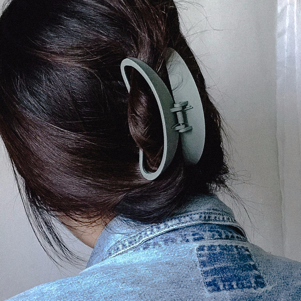 Hair Accessories Basic Black Big Tongue Pin Long H