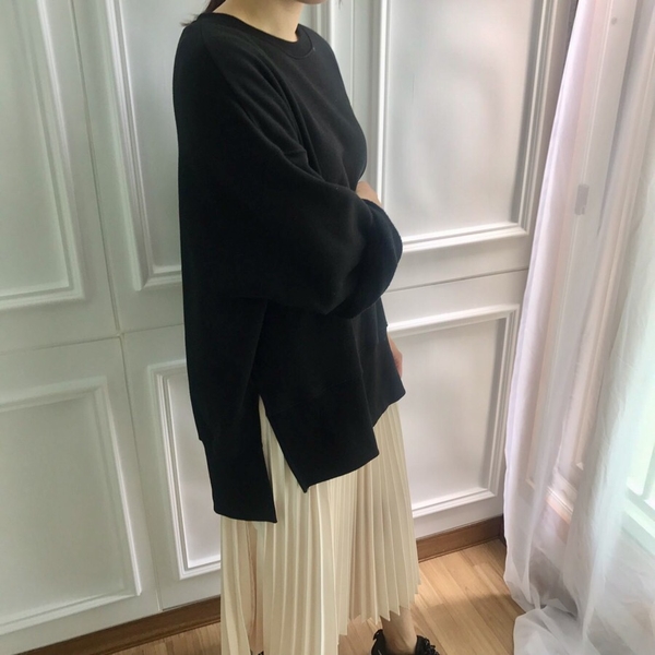 Shine Long Pleated Skirt Twill Girls Twenties Autu