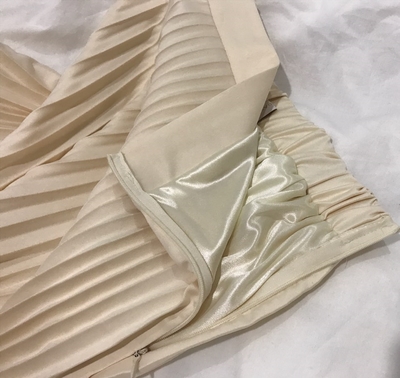 Shine Long Pleated Skirt Twill Girls Twenties Autu