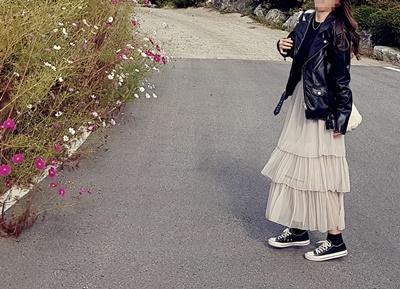 Kang Kang Long Skirt Sun My Way Chiffon Autumn Ben