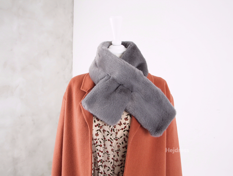 Fake Fur Mink Shawl 13color Muffler Eco Fur Fur We