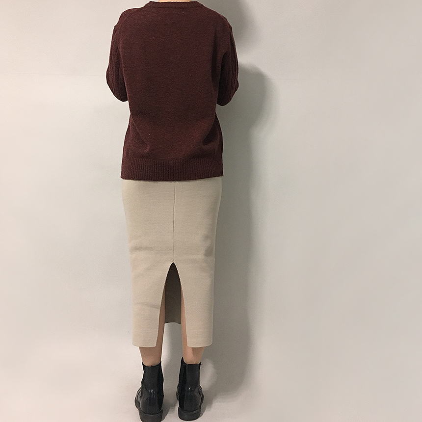 Second Beige Goliath Cut Skirt 3color Girls Long S