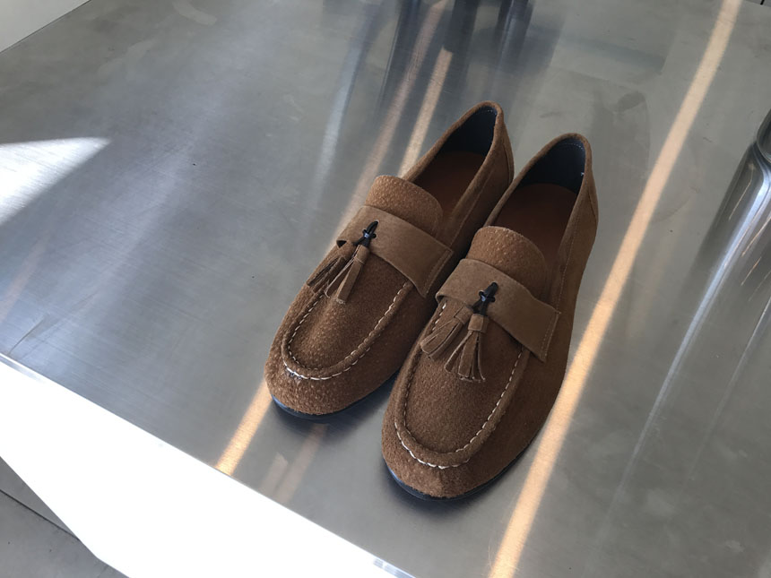 Men's Handmade Suede Tassel Loafers 7 Color Men