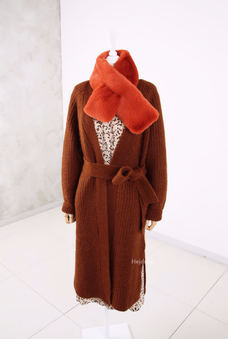 Fake Fur Mink Shawl 13color Muffler Eco Fur Fur We