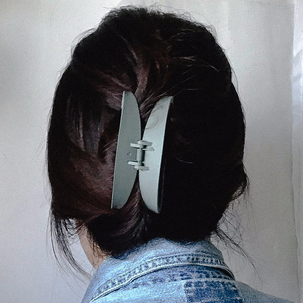 Hair Accessories Basic Black Big Tongue Pin Long H