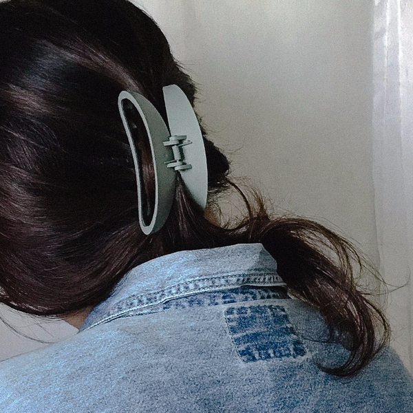 Hair Accessories Basic Black Big Tongue Pin Long H