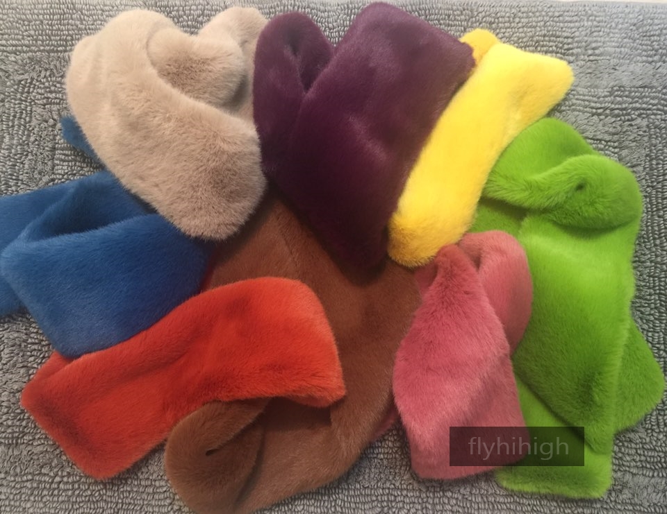 Fake fur eco fur shawl celebrity sponsor fake fur 