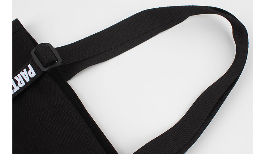 Shoulder Pocket Eco Back Lettering Canvas Bag Dail