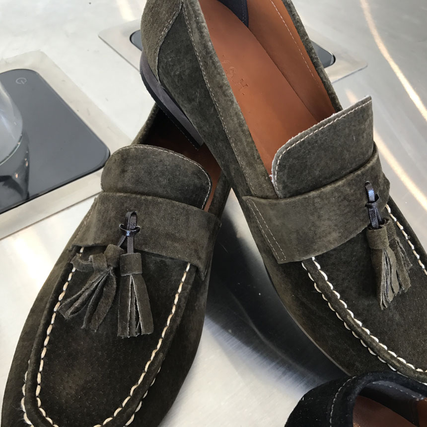 Men's Handmade Suede Tassel Loafers 7 Color Men