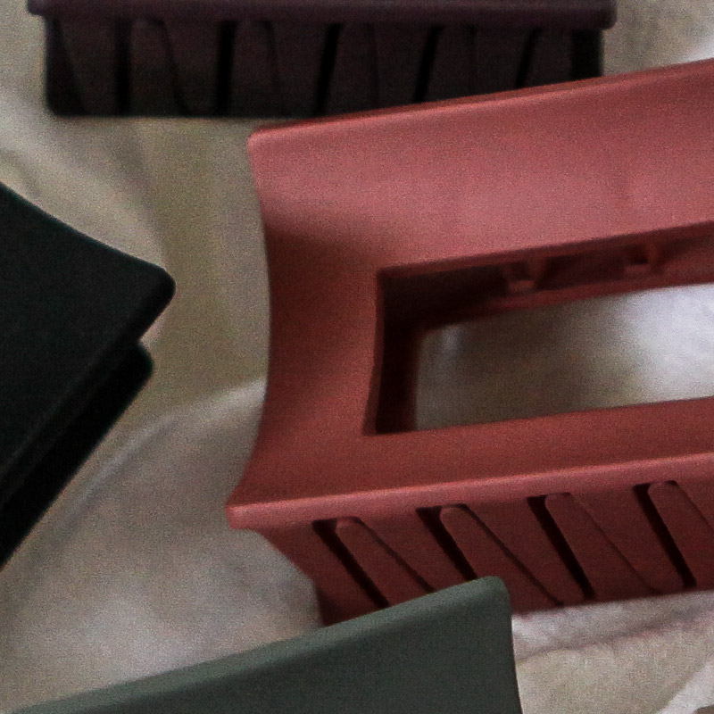 Hair Accessories Matte Black Square Pincers Lovely