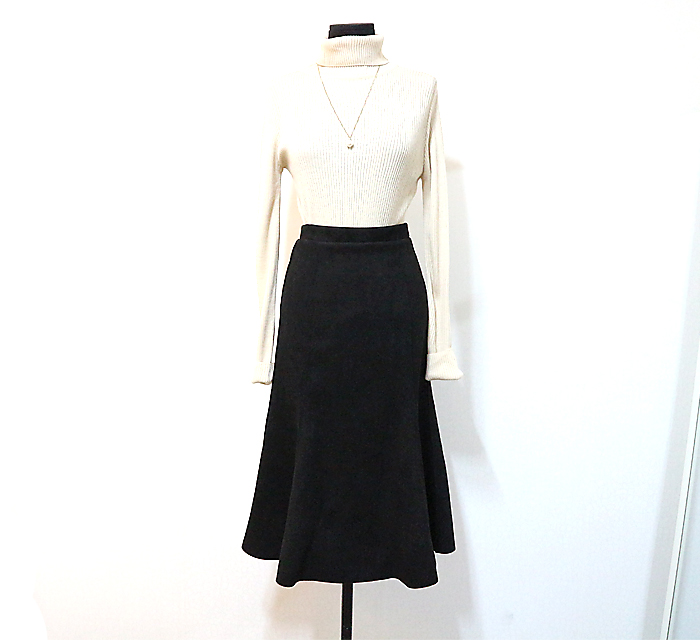 Suede Bending Muffle Skirt - 3color Coordination L