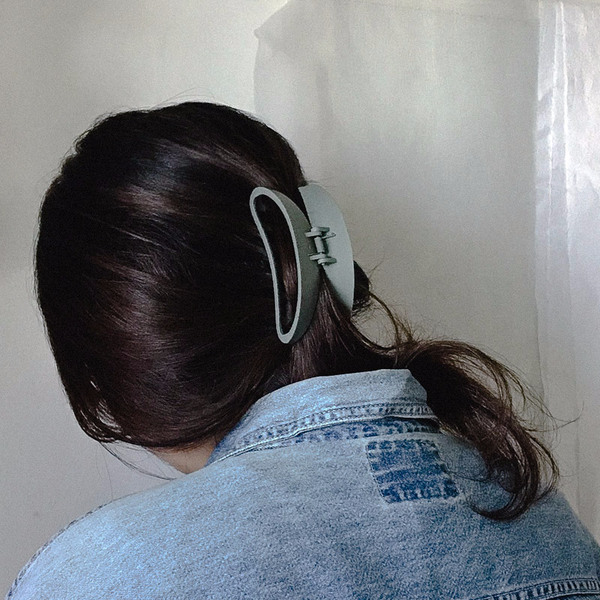 Hair Accessories Basic Black Big Tongue Pin Long H