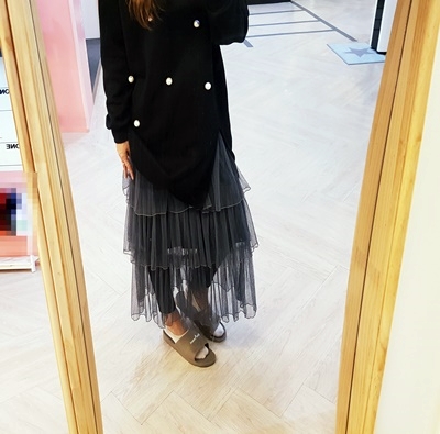 Kang Kang Long Skirt Sun My Way Chiffon Autumn Ben